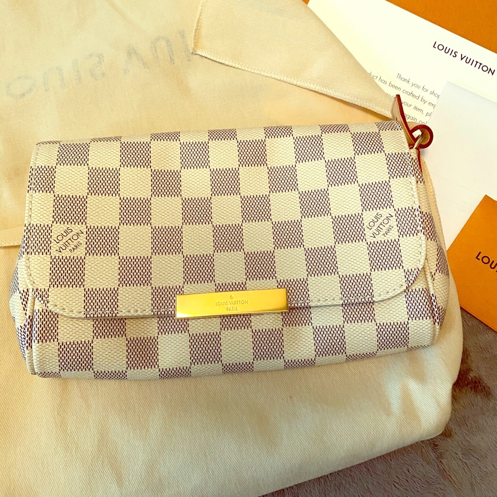 BNIB Louis Vuitton Favorite PM Damier Azur
